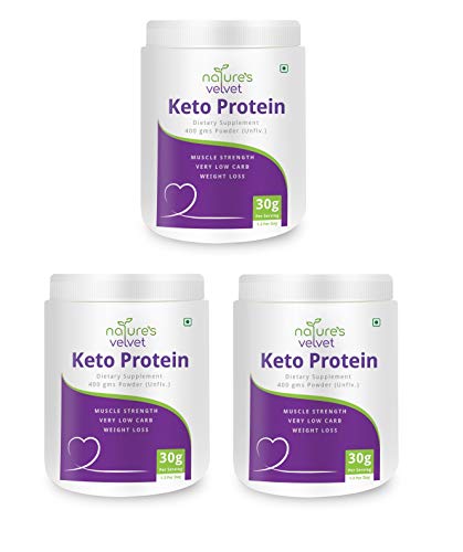 See full amazon price history chart for Natures Velvet Keto Protein Powder,Keto Diet supplement,Low carb Proteins 400grams Unflavoured Pack of 3 Natures Velvet Keto Protein Powder,Keto Diet supplement,Low carb Proteins 400grams Unflavoured Pack of 3 (B07VCF67C8) Amazon Price History, Amazon Price Tracker