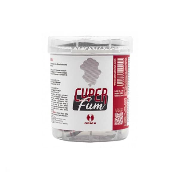 ORMA Cyperfum Fumogeno Insetticida Multinsetto Idro-Reattivo Senza Combustione Insetticida Blatte Pronto all’Uso – Azione Penetrante in Fessure e Anfratti per Insetti Volanti e Striscianti – 20 g