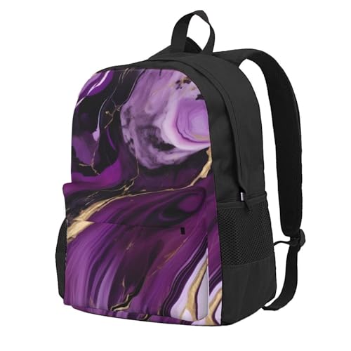 Sac à dos adulte violet résistant à l'eau fini les sacs lourds