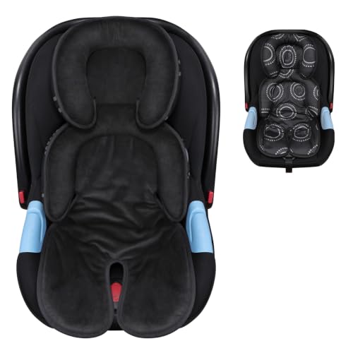 COOLBEBE Reversible Newborn Car Seat Insert for Infants 0–12 Months, Minky
