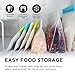 BlueAvocado Re-Zip Seal Reusable Storage Bag Kit (Pack of 5)