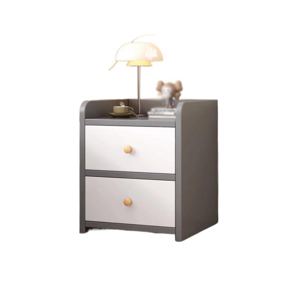 BHGFYXBS Side Tables Bedroom Bedside Table Shelves, Bedroom Bedside Cabinets, Solid Wood Small Storage Cabinets Bedside Tables