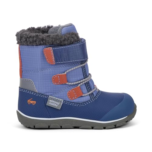 Image of See Kai Run Gilman - Waterproof & Insulated Snow Boot for Kids, Blue, Little Kid 11