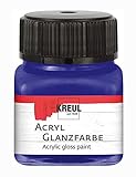 Glänzend - glatte Acrylfarbe, ideal für Farbtechniken wie Tauchen, Spachteln und Spritzen