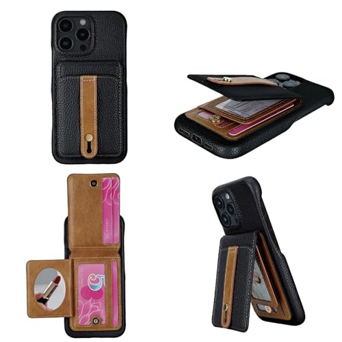 ZAZ for iPhone17Pro�p�P�[�X �w�ʃP�[�X �w�ʃJ�o�[ PU���U�[ �J�[�h�|�P�b�g �J�[�h���[ �~���[�t�� �t�B���K�[�����O �X�^���h�@�\ �V���v�� ������� �u���b�N or-PZHKB-BK-B209
