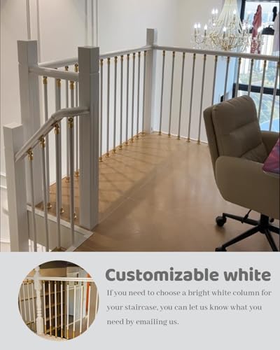 Balustres d'escalier intérieur en kit de 3 à 20 pièces avec support réglable 900mm