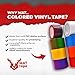 MAT Vinyl Marking Tape Red - 2 inch x 36 yds. for Safety Floor Marking (School Gym, Restaurants, Warehouse), Dance Floor Splicing, Pinstriping Cars & Boats