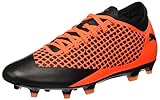  Puma Future 2.4 FG/AG, Zapatillas de Fútbol para Hombre, Negro Black-Shocking Orange 02, 43 EU