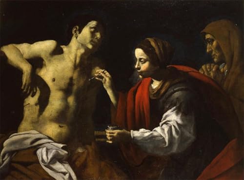 Tableau Toile Peinture Décorative Battista Caracciolo Grand Format Art