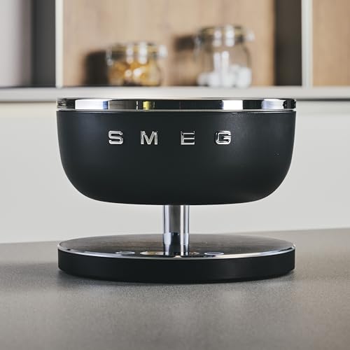 Image of SMEG Contemporary Digital Kitchen Scale with Removable Bowl (Black)