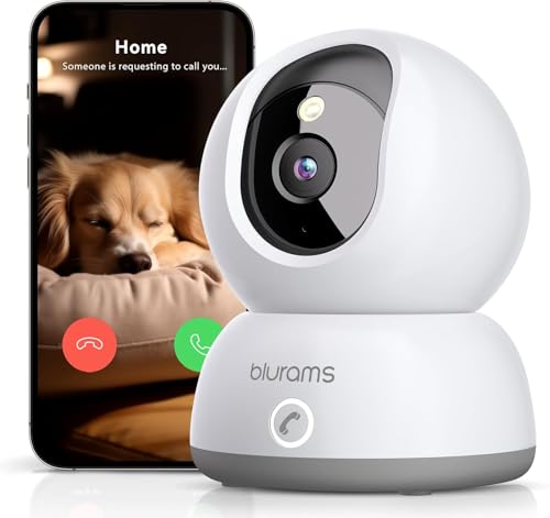 【Visione Notturna IR & Audio Bidirezionale】 Vedete oltre le ombre con la videosorveglianza wifi blurams! Dotata di 6 LED infrarossi, la telecamera per cani blurams può mostrare immagini chiare anche in condizioni di scarsa illuminazione. Con un microfono e altoparlante incorporati, potete interagire con la vostra famiglia o visitatori, non importa dove vi troviate. Mantenete sempre un occhio sulla vostra casa, anche al buio.