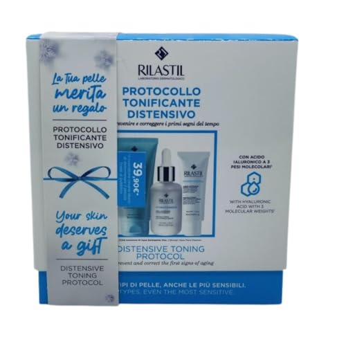 Rilastil Cofanetto Tonificante Aqua Detergente + Hydrotenseur Siero + Crema