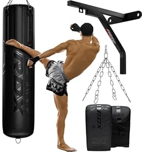RDX Kara Boxsack Set 145cm 25KG Gefüllt