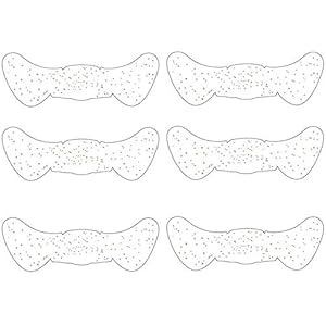 6Pcs Cara Tatuaje temporal Pecas Pegatinas de maquillaje Calcomanía, Parche de pecas de moda Pegatina facial Impermeable…