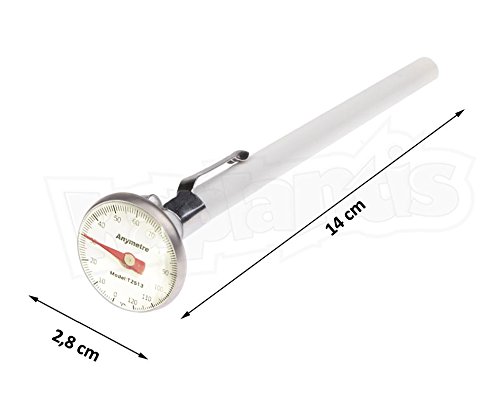 Anymetre T25013 Mekanik Problu Gıda Termometresi, Siyah
