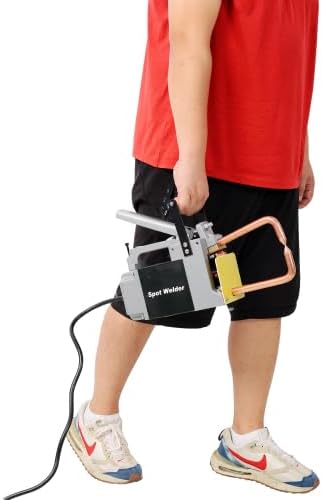 Portable Spot Welder,120V 60Hz, Handheld Welding Tip Gun Metal Sheet Spot Welding Machine,ETL certificate