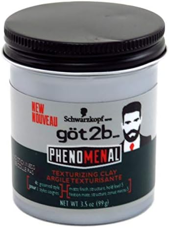 Got2b Got2b phenomenal texturizing clay, 3.5 ounce, 3.5 Ounce (Pack of 6)