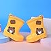 New Cartoon Print Unisex Comfortable Fashion Children's Rain Boots Boots Toddler Boy Size 11 (Yellow, 12 Little Child)