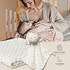 Interbaby - Manta Bebe Recien Nacido + Doudou Bebe | Manta Algodon Bebe y Poliéster, Terciopelo, Cómoda, Cálida, 80x110cm | Peluche Bebe Suave, Adorable, 28x17cm | Burbuja + Osito Beige #3