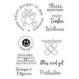  Stempel Clear Trostpflaster A7/74 x 105 mm 10 - teilig transparent