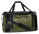 COR Surf 60L Travel Duffle Dry Bag, Foldable Weekend Duffel Bag for Men Women, 100% Waterproof & Tear Resistant, Compression Straps Keep Your Lightweight Gear Dry - Green (24 x 2.1 x 14.2 inches)