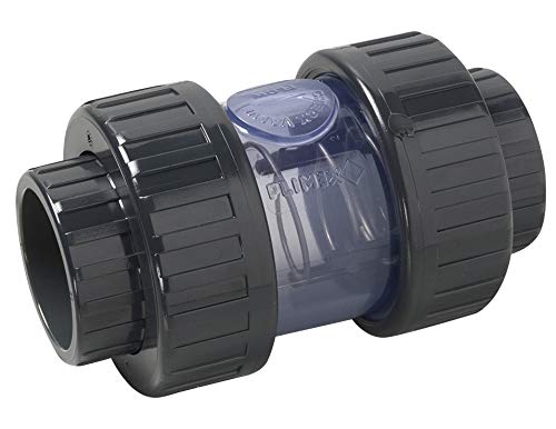 Clapet anti-retour PVC transparent évite le désamorçage pompe - 3