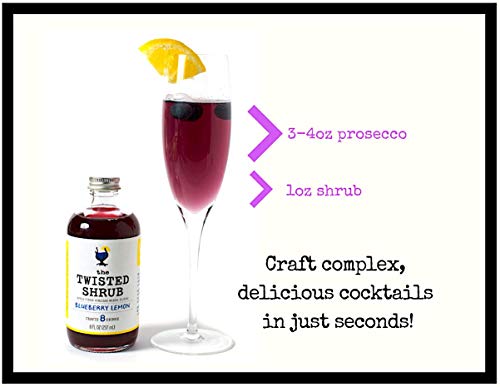 The Twisted Shrub | Strawberry Lime + Blueberry Lemon + Pineapple Habanero (Pack Of 3) | Apple Cider Vinegar Drink Mixers For Healthier Sodas & Cocktails | Aids Digestion | Prebiotics | 8Oz Bottles #TOP5