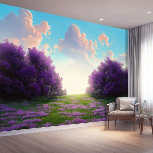 Papier peint intissé fleurs romantiques pour transformer votre chambre en cocon