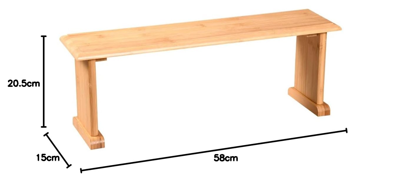 KESPER Regał kuchenny, 58803, bambus, wymiary: 58 x 15 x 20,5 cm, brązowy