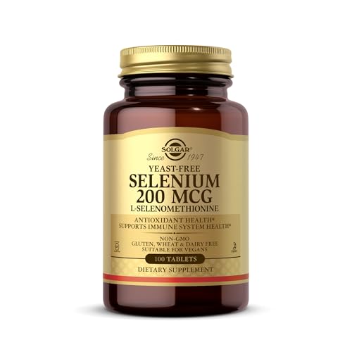 Solgar Yeast-Free Selenium 200 mcg, 100 Tablets - Non-GMO, Vegan, Kosher - image 1