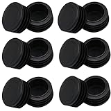 Protección del suelo: los tapones acanalados negros evitan rozaduras en suelos de madera y otros naturales. Ofrecen un "deslizamiento" protector para las puntas de las sillas, pies de banco, patas de mesa, taburetes de bar, muebles de terraza y otros muebles diseñados para inserciones y tacos de muebles.
