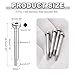 MECCANIXITY 16 Pcs 304 Stainless Steel Shoulder Bolt 5mm Shoulder Dia 35mm Shoulder Length M4x0.7 Thread Hex Socket Shoulder Bolts for Hydraulic Injection Molding Machinery Industries