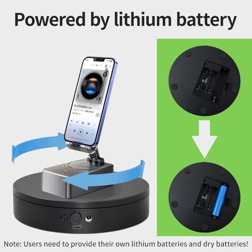 ComXim Electric Motorized Turntable with Remote, 7.87in