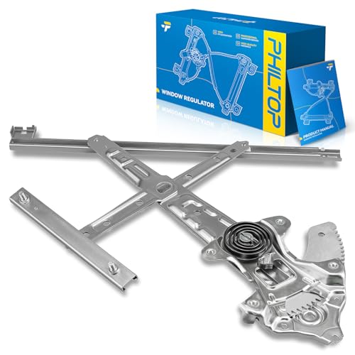 Image of PHILTOP Front Left Driver Side Power Window Regulator only Compatible with 2012-2015 Honda Civic Replaces 752-743