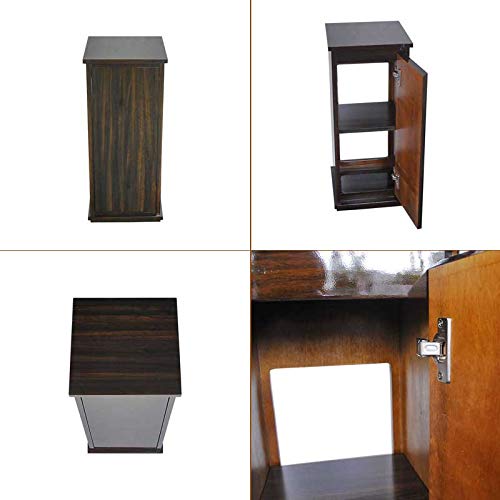 水槽台 30cm キャビネット【30×30×70cm】カルム 30 ウォルナット Amazon | 30cm水槽用キャビネット アクアシステム カルム30