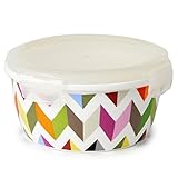 French Bull - Food Storage Container & Air Tight Lid - 600ml Porcelain Large Food Container - Ziggy