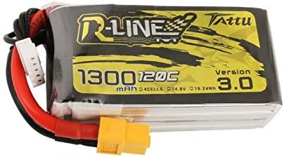 TATTU R-Line Version 3.0 1300mAh 4s 120C Lipo Battery