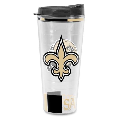 Image of Rico Industries NFL Football Double Wall Classic 16oz Or 20oz Tritan Tumbler W Lid