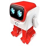 Echeers Kids Toys Dancing Robot for Boys and Girls, Educational Dancing Robot Toys for Kids with Stereo Bluetooth Speakers, Rechargeable Dance Robot Follow Music Beats Rhythm, All Age Children - Red