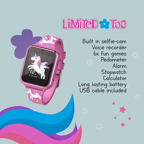 Limited Too Smart Watch For Girls,Pedometer Light Pink #TOP1