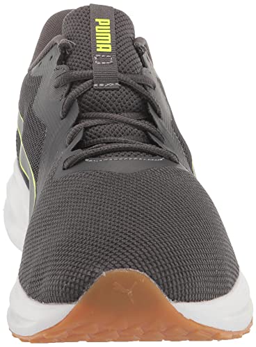 PUMA PUMA Men's TWITCH RUNNER KM Sneaker, Asphalt-Yellow Alert, 13