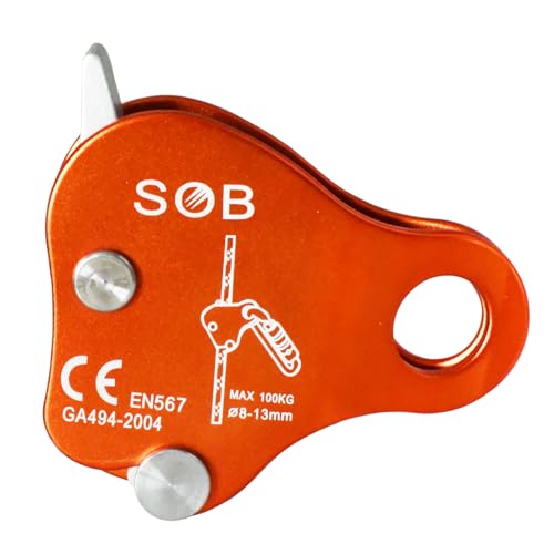 Azarxis Climbing Descender Ascender Belay Device Self