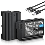 ENEGON EN-EL15/EL15C Batteria di ricambio USB-C a carica diretta 2100mAh compatibile con Nikon ZF, Z5, Z6, Z7, Z8, D7500, D7000, D7100, D7200, D500, D600, D610, D750,D780 D800, D810, D800E, D810A,D850