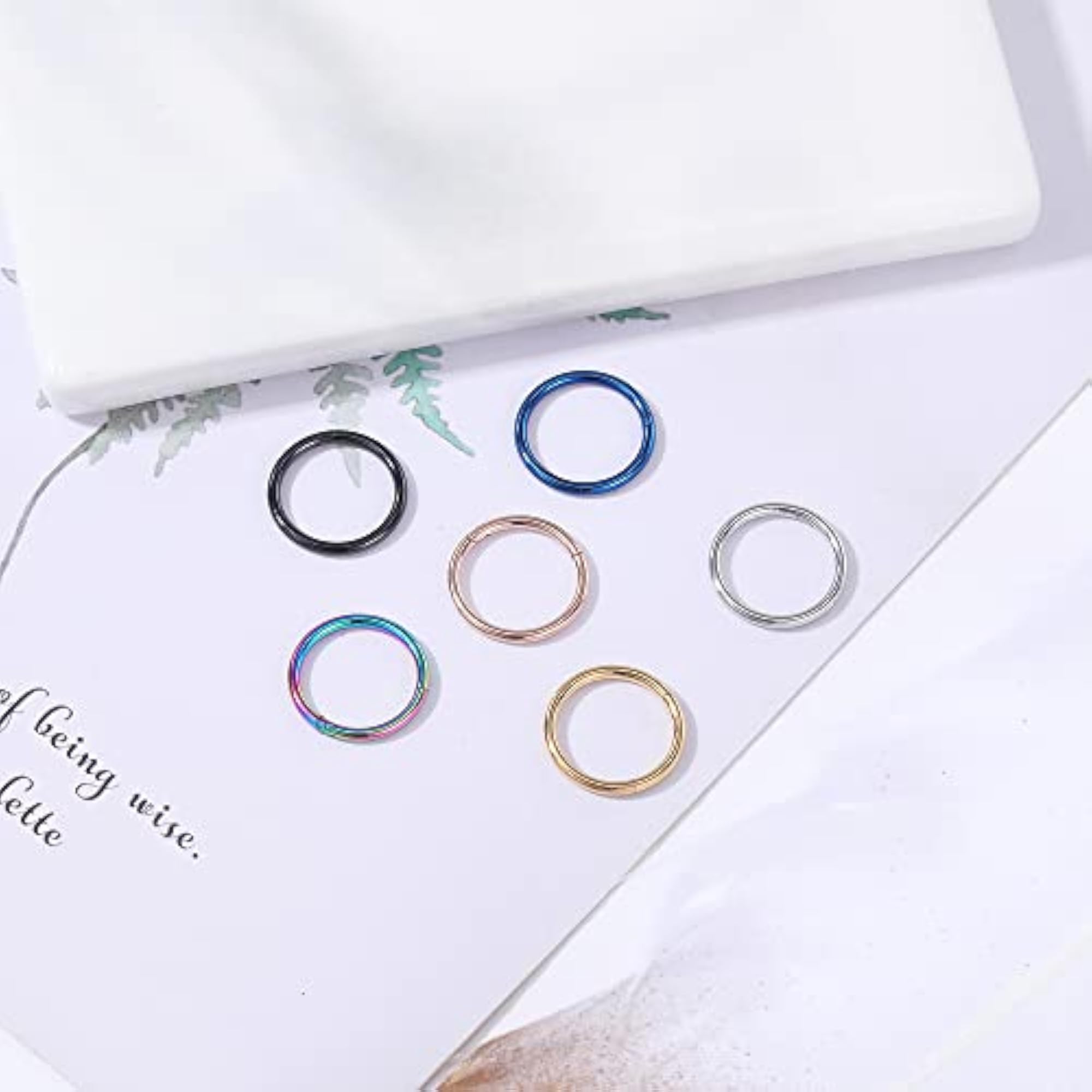 Stainless Steel Nose Ring, Cartilage Tragus Helix