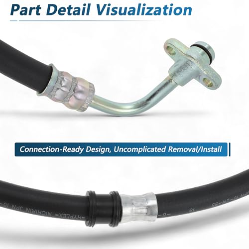 ACROPIX Power Steering Pressure Line Hose Assembly 53713SNAA06 Replacement for Honda Civic 1.8L 2006-2011 by ACROPIX - Image 5