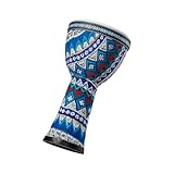[Cuerpo ligero de PVC] Hecho de PVC inodoro, este tambor es resistente pero ligero con 550 g, ideal para músicos de todos los niveles.
