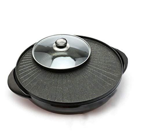 Elektrischer Multifunktions-Hot Pot, rauchfreier Antihaft-Elektroofen aus Maifan-Stein, elektrischer Herd aus Maifan-Stein-Haushalts-Elektroherd