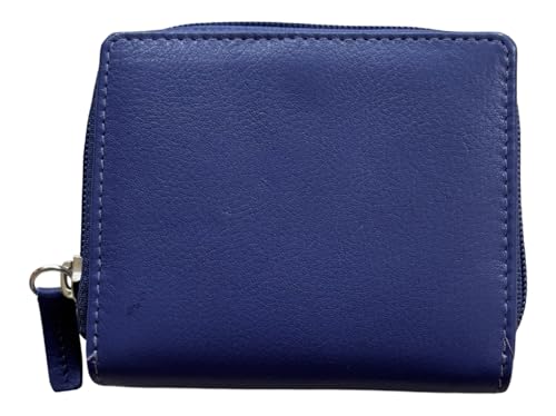 Petit porte-monnaie RFID en cuir de femme idéal pour petits sacs et sorties