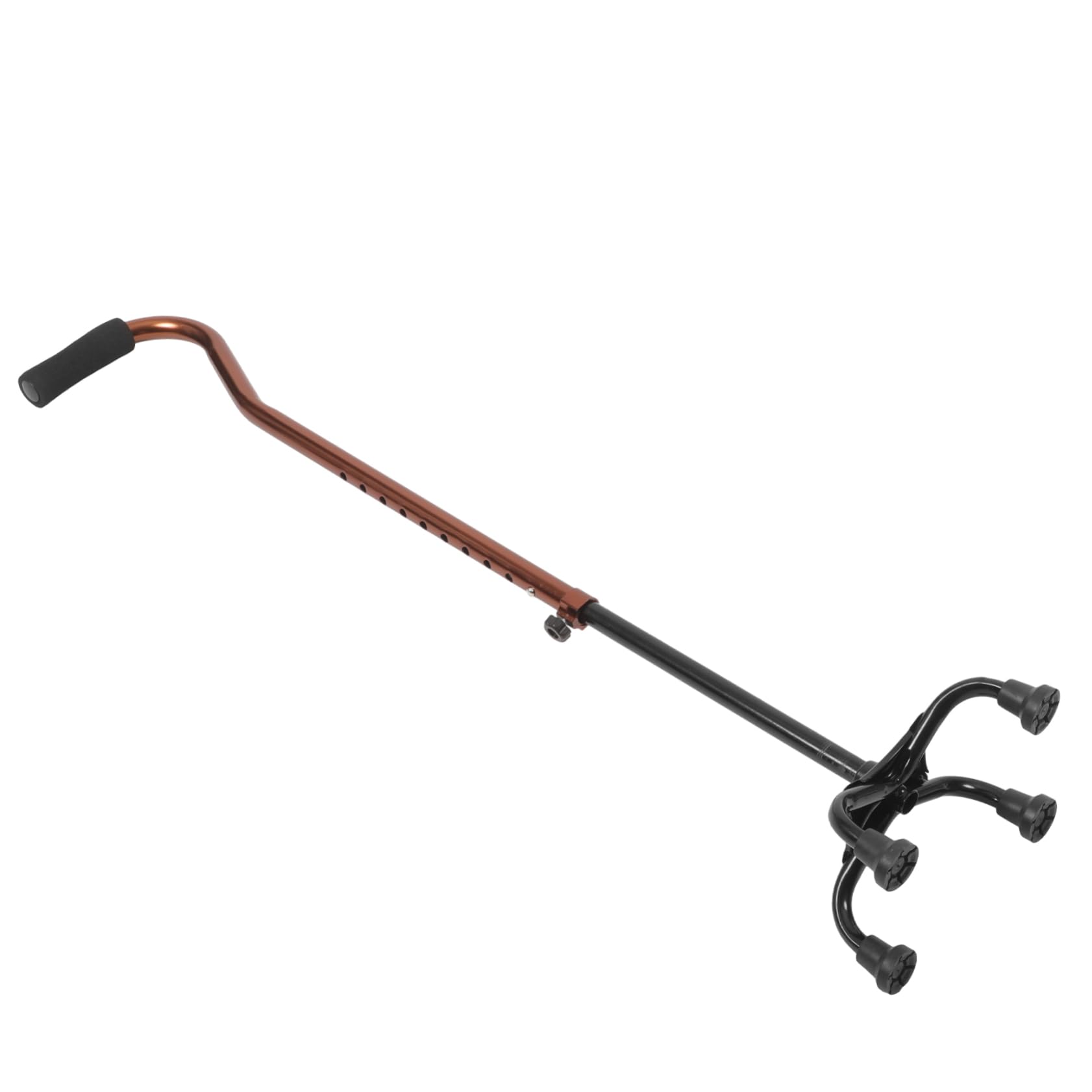 Bastone Impugnatura Camminare Alluminio Regolabile Lega e per in di Gomma Ergonomica Antiscivolo, Leggero e Resistente per Anziani e Attività All'aperto