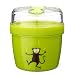Produktbild Carl Oscar Nice Cup Kleine Zweiteilige Snackdose Bento Box Brotzeitdose mit Kühlakku hält mehrere Stunden kühl in Lime, inkl. Besteck, Ø 11.7 x 12.9 cm, 0.6 L + 0.3 L